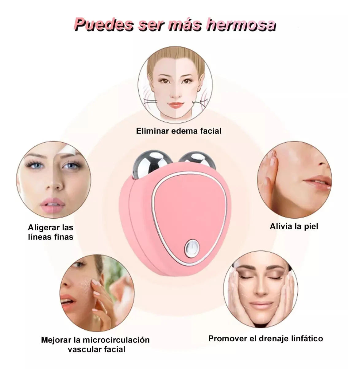 Masajeador Facial GlowLift™ con Microcorriente – Rejuvenece y Tonifica tu Piel